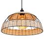 Pendant lamp Spot Rattan Iron 1