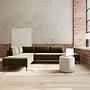 Vivica Sofa Recamiere Right Moss Olive 1