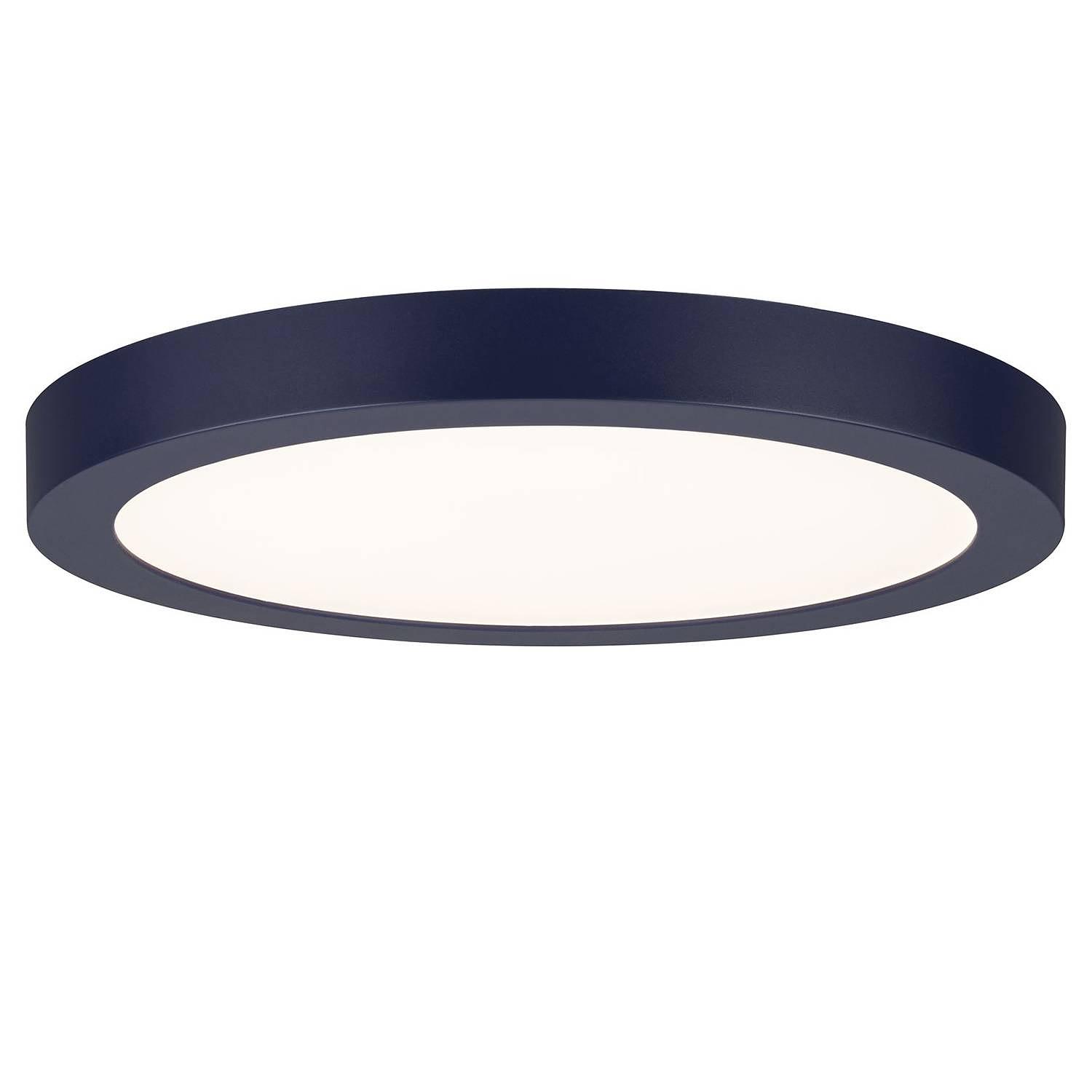 1-Flammig Abia LED-Deckenleuchte Metall Blau 0