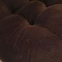 Living room set velvet brown 1970s 12