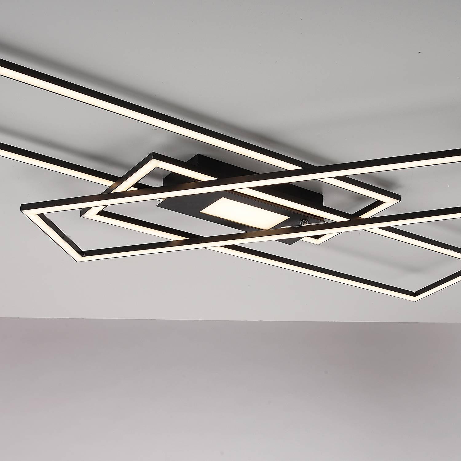 LED-Deckenleuchte Asmin Typ A Polycarbonat Aluminium 4