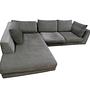 Noa Corner Sofa Chaise Lounge Left Planet Grey Green 4