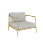 NOA Sessel Teakholz Artischocke Kissen Sand 0