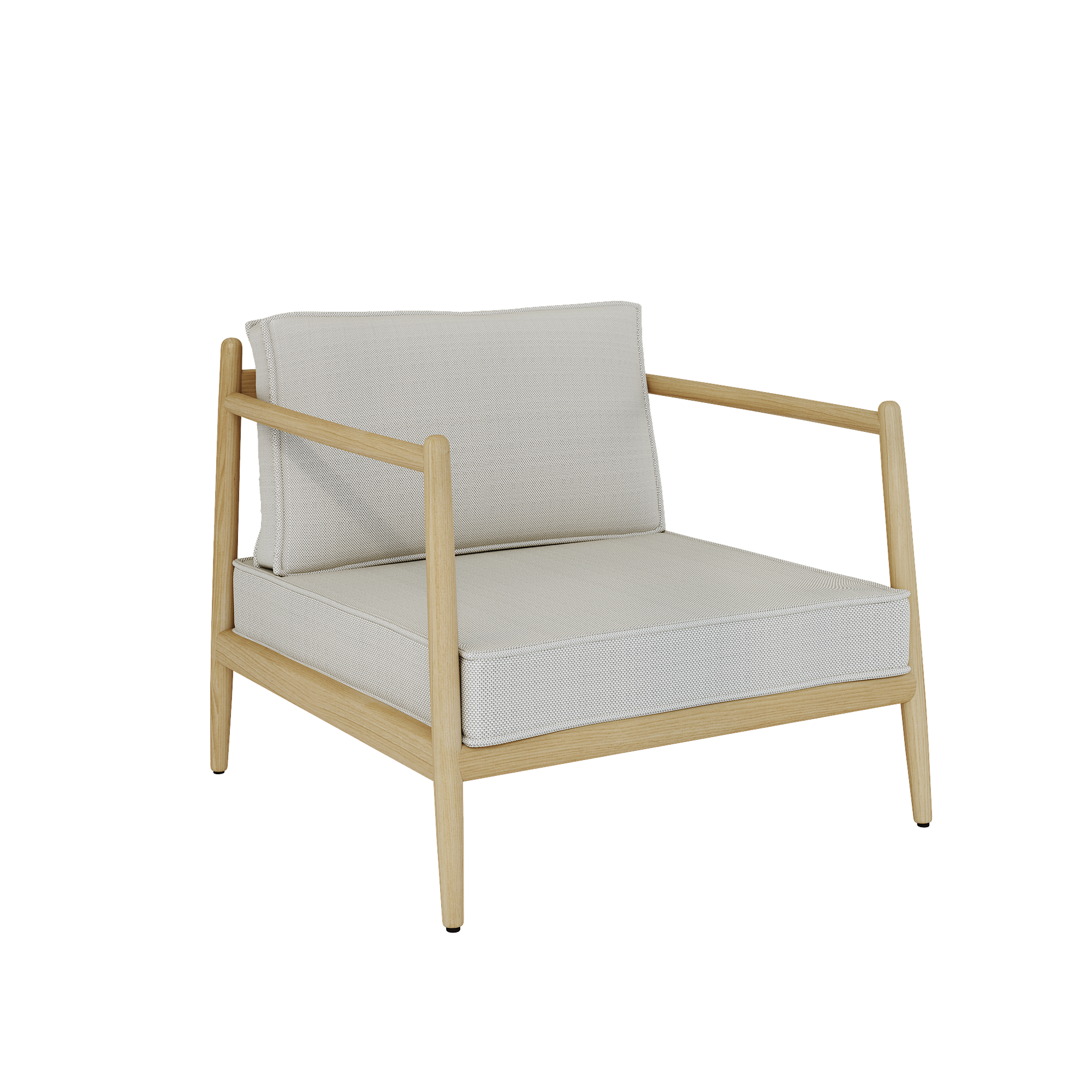 NOA Sessel Teakholz Artischocke Kissen Sand 0