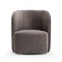 Blair swivel armchair Danny Steel Grey 1