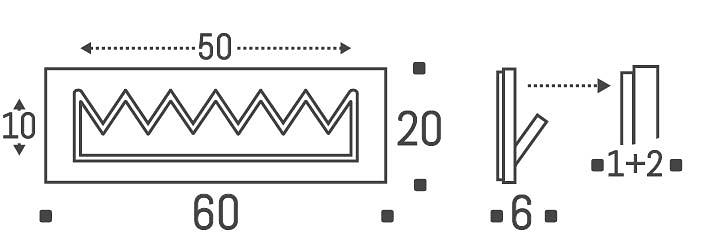 Fläpps Coat Rack Crownhäng Black 60 x 20cm 5