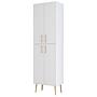 Benta Cabinet White with golden details 4