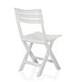 Garden chair / Folding chair TRAVANO plastic white hjh LIVING 8