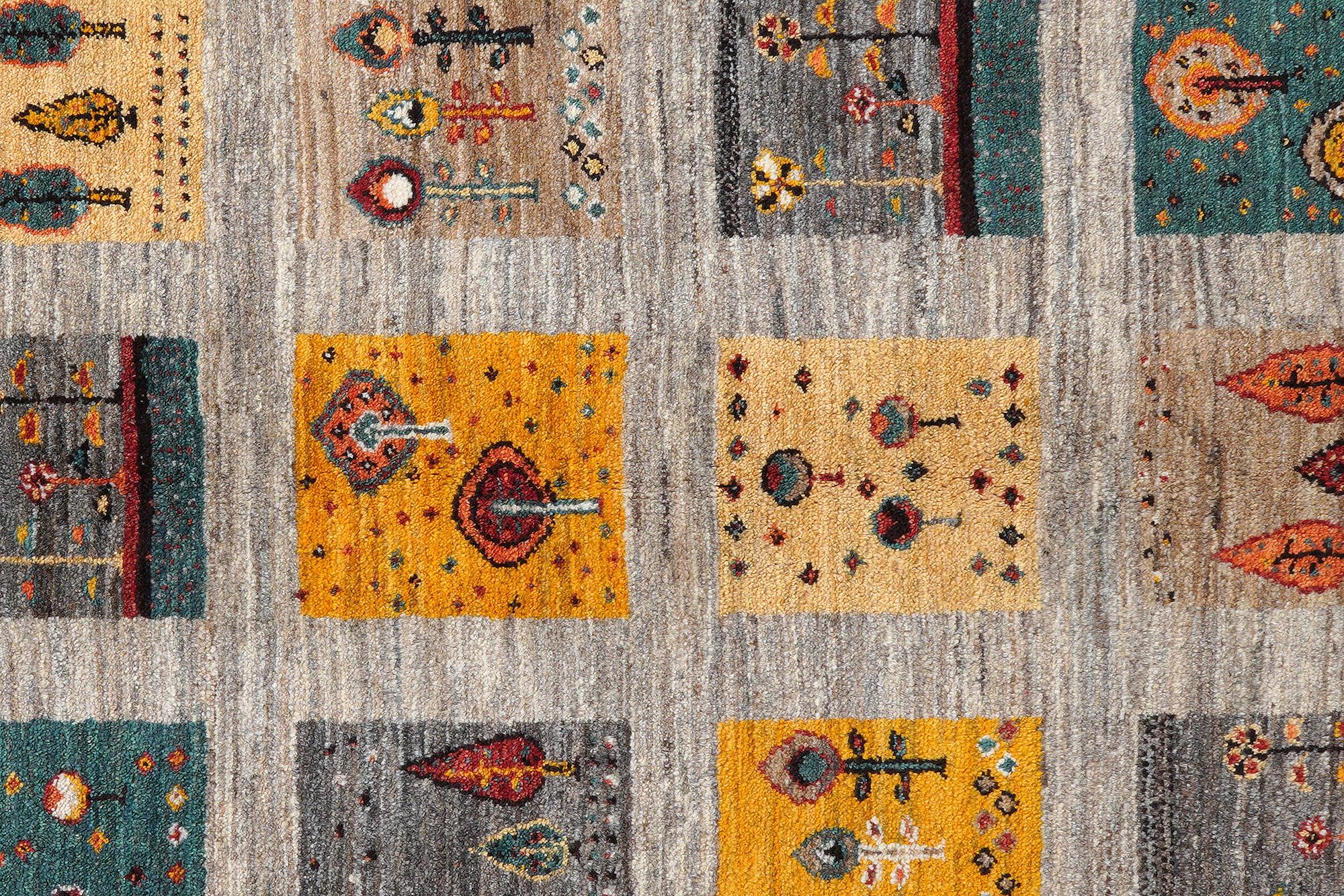 Rizbaf Gabbeh Rug Wool Beige 4