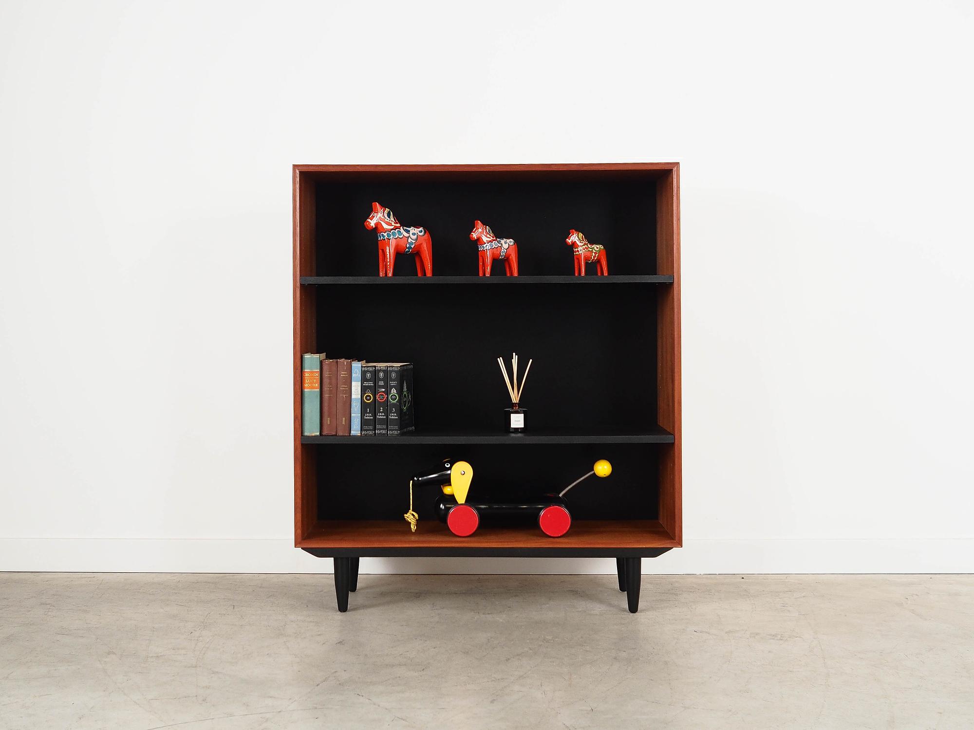 Teak bookshelf Brown 1970s 1