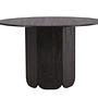 Tekla Esstisch Schwarz Ø 120cm 1