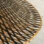 Große Wandleuchte 1-flammig Bambusholz 87cm Durchmesser 3