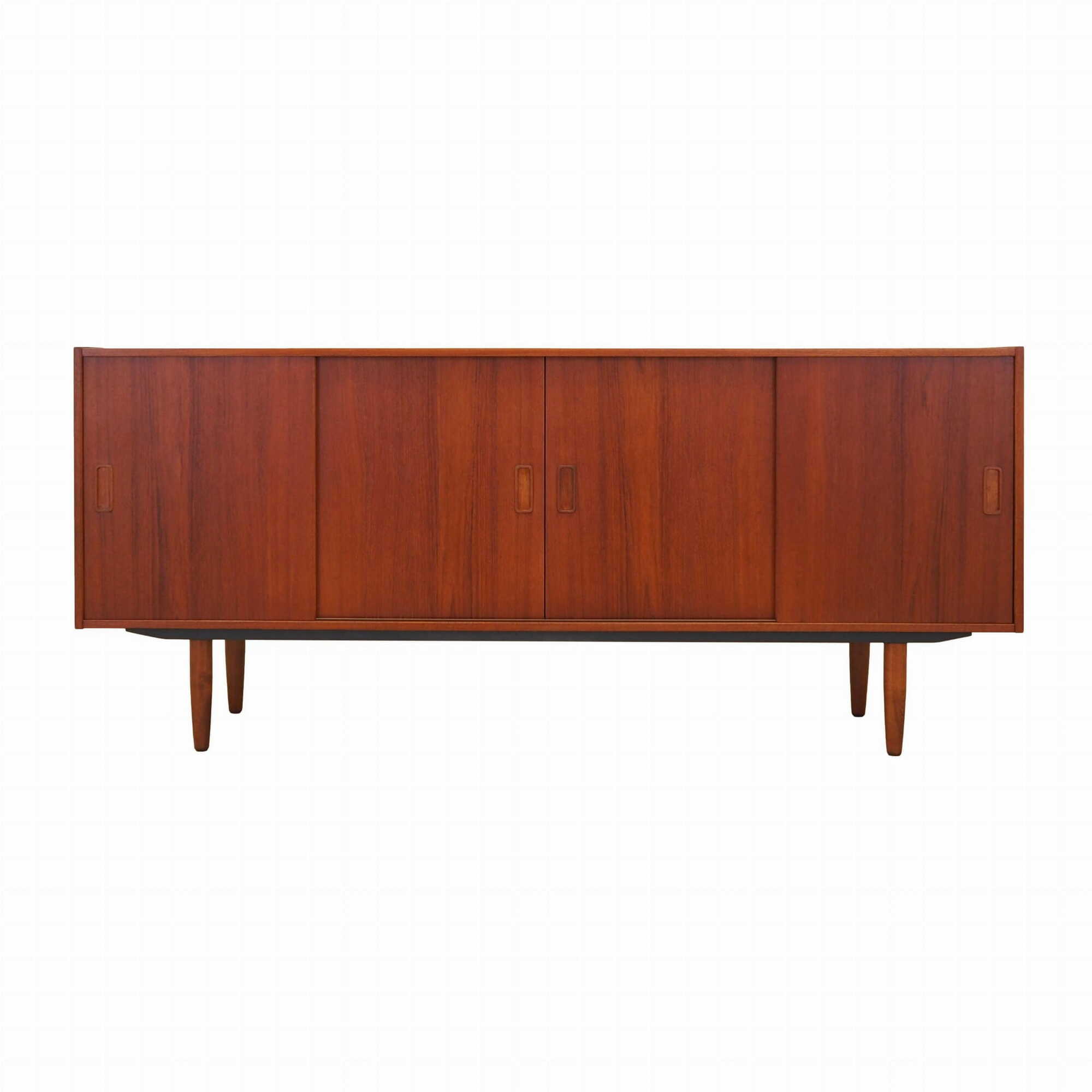 Vintage Sideboard Teakholz Braun 1970er Jahre 0