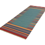 Kilim Gashgai Teppich Blau 3