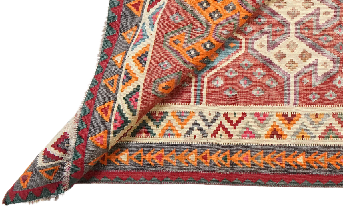 Kilim Gashgai Teppich Mehrfarbig 4