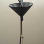 Vintage pendant lamp glass plastic grey 1970s 7