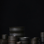 New Norm Dinnerware Teller Schwarz 6