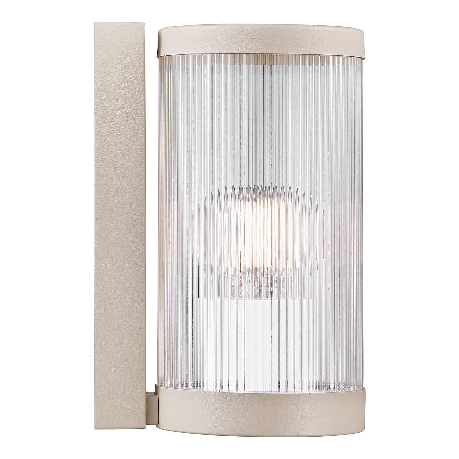 1-Flammig Wandleuchte Coupar Aluminium PVC Beige 4