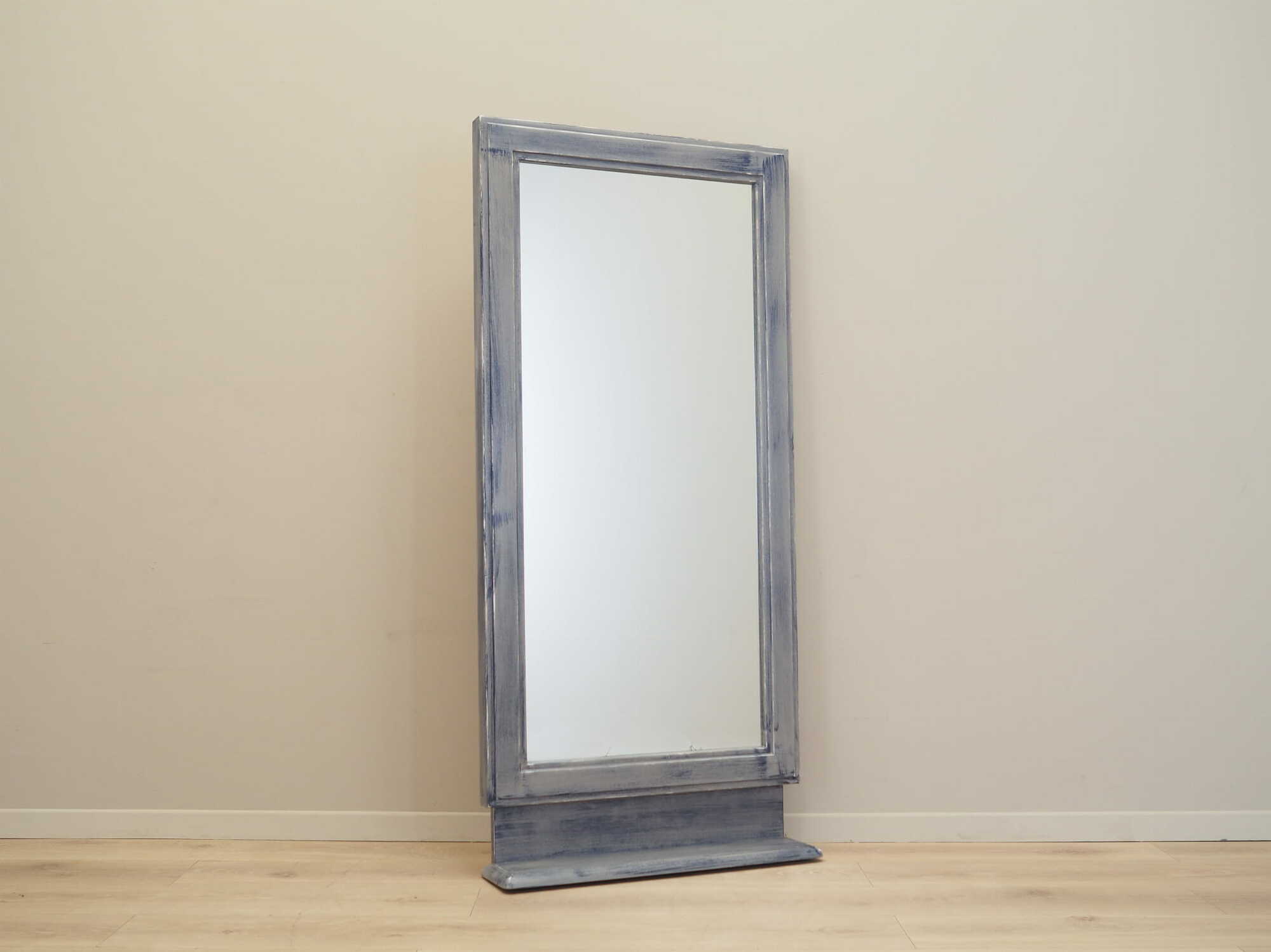 Vintage Mirror Beechwood Grey 1960s 1
