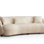 Modernes Sofa 3-Sitzer Beige 4