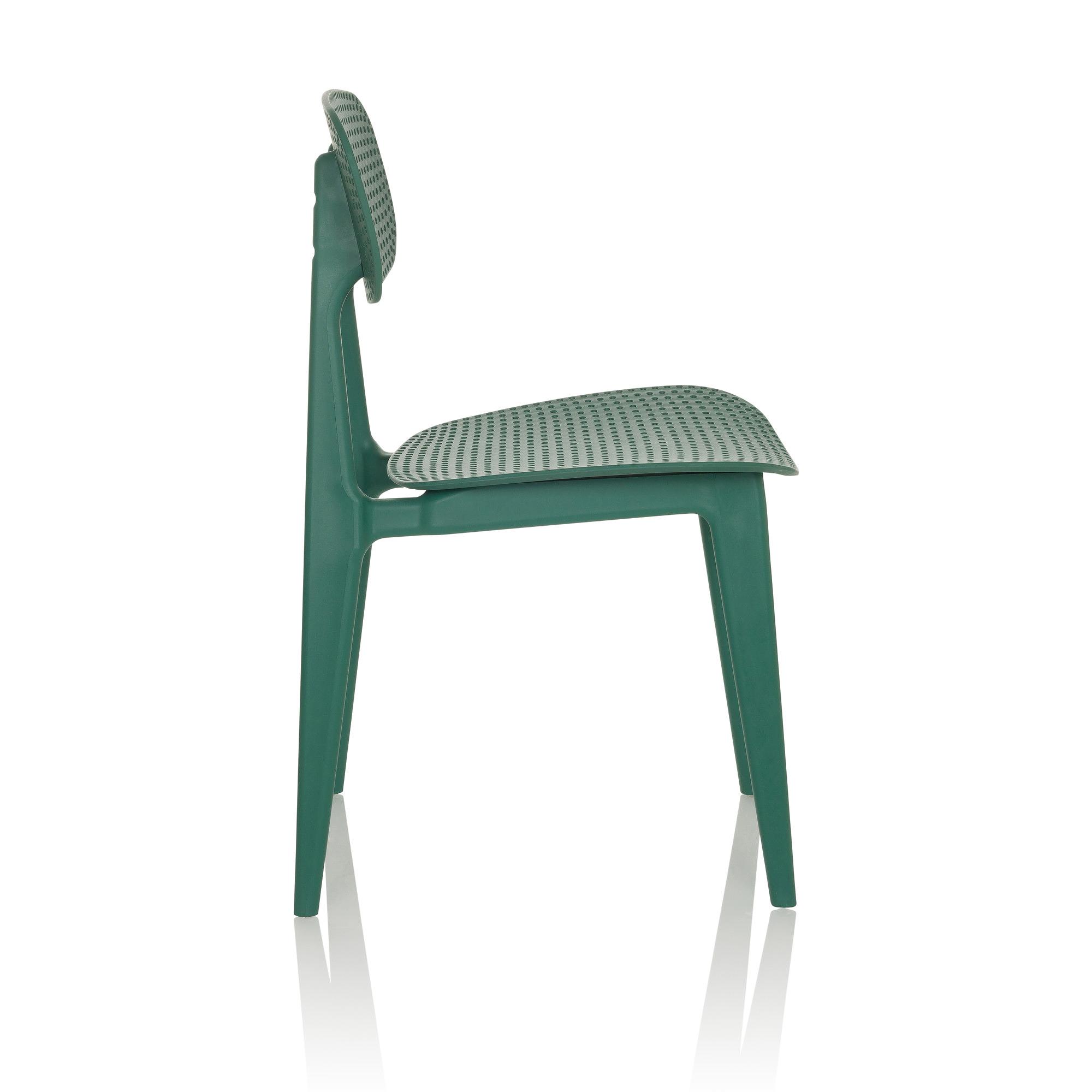 ARTIFO HOL Stackable chair Plastic Green 5