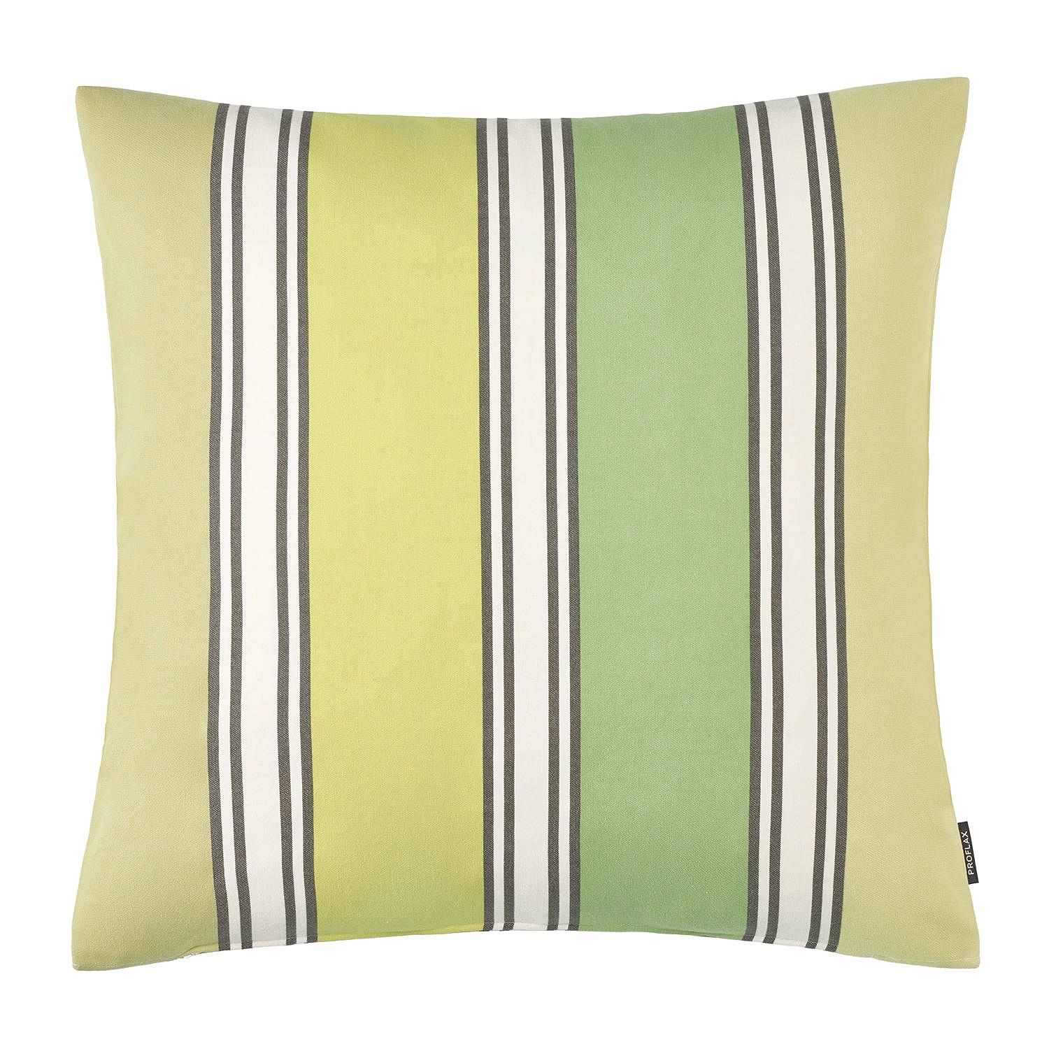 Kissenbezug Fabia Baumwollstoff Limone 50 x 50 cm 0