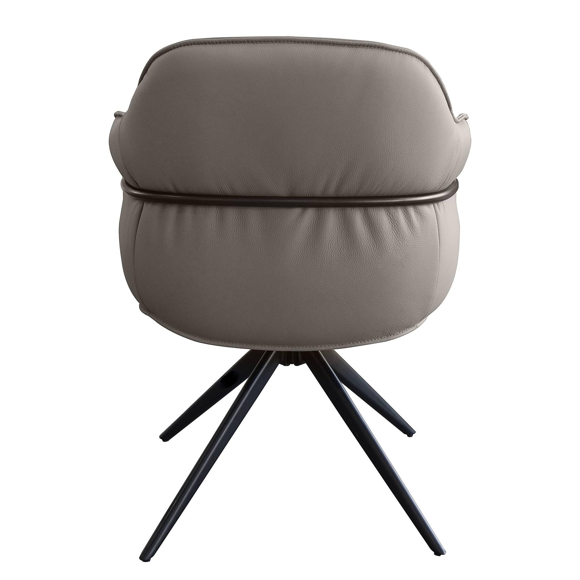 Drehbarer Armlehnenstuhl AOBAO Taupe 4