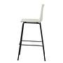 Bar stool ALLEEN Set of 2 White 3