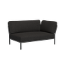2x LEVEL Sofa Links, Sofa Rechts & Couchtisch Sooty Grau 3