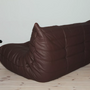 Togo Sofa 2-Sitzer Madras-Leder Braun 4