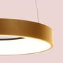 LED pendant light lacquered metal copper 2