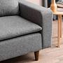 Lungo Ecksofa Hellgrau 2