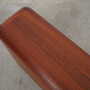 Vintage Newspaper Holder Teak Wood Brown 1970s 4