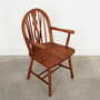 Vintage Armchair Oak Wood Brown 1960s 8