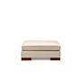 Tulip Divano angolare destro con pouf beige 8
