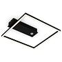 1-Flammig LED-Deckenleuchte Figa Sensor Aluminium Schwarz 0