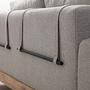 Eti 3-Sitzer Sofa Grau 6