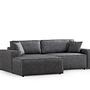 Pirlo Corner Sofa Left Dark Grey 5