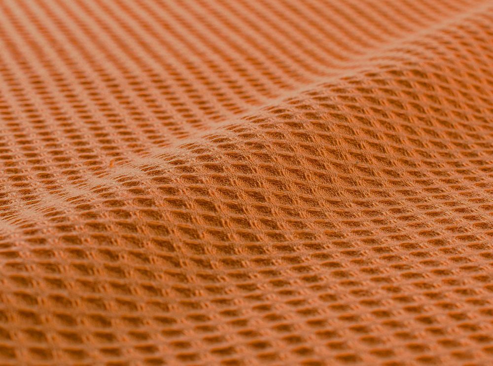 Leichte Decke aus Waffelpiqué 100% Baumwolle Bronze Single 1