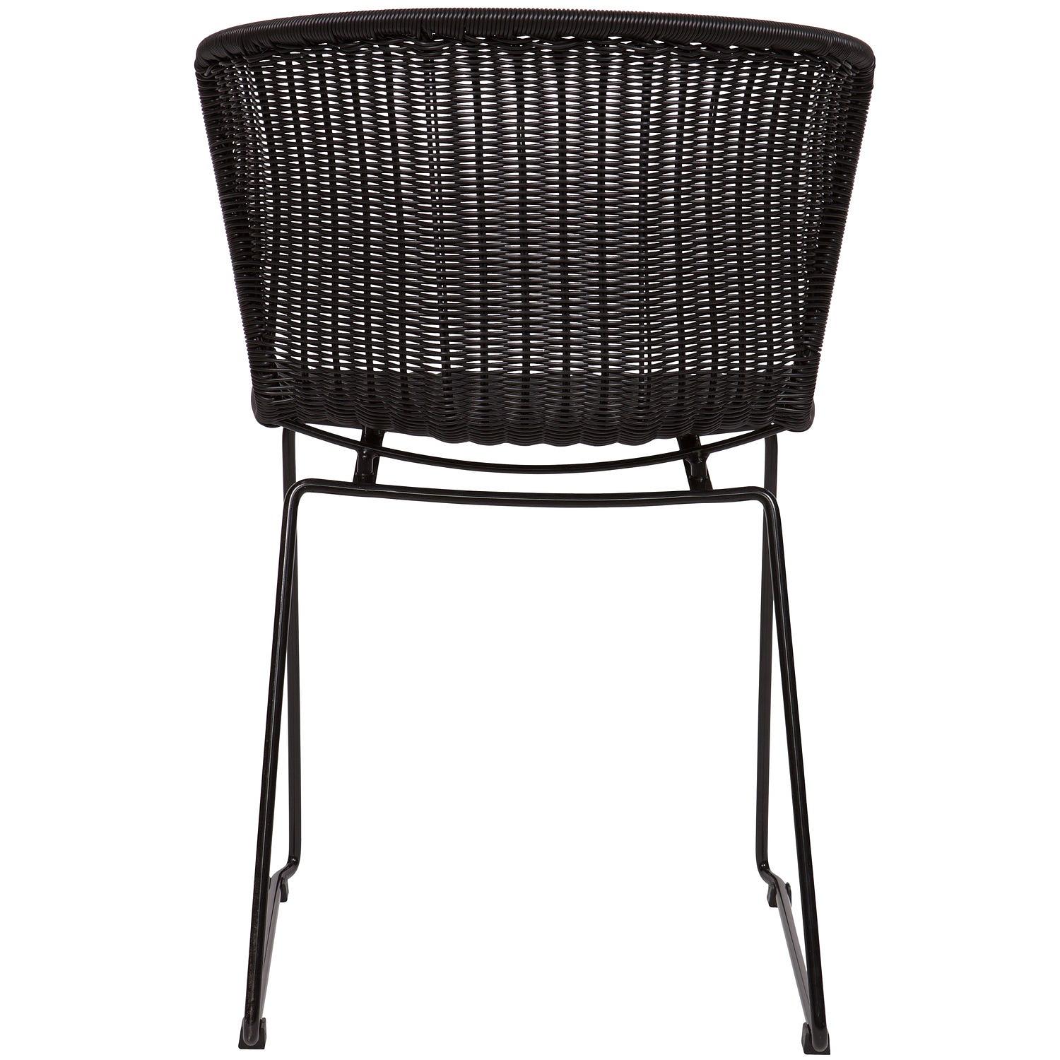 2x Wings Garden Chair Black 6