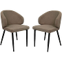 2x Yuna Esszimmerstuhl Hellbraun 0