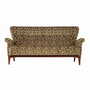 Vintage Sofa Beech wood Textile Green 1960s 0