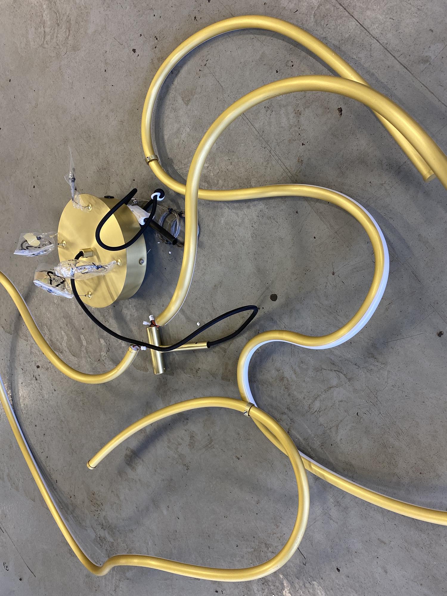 Chandelier 101 Copenhagen Gold 2