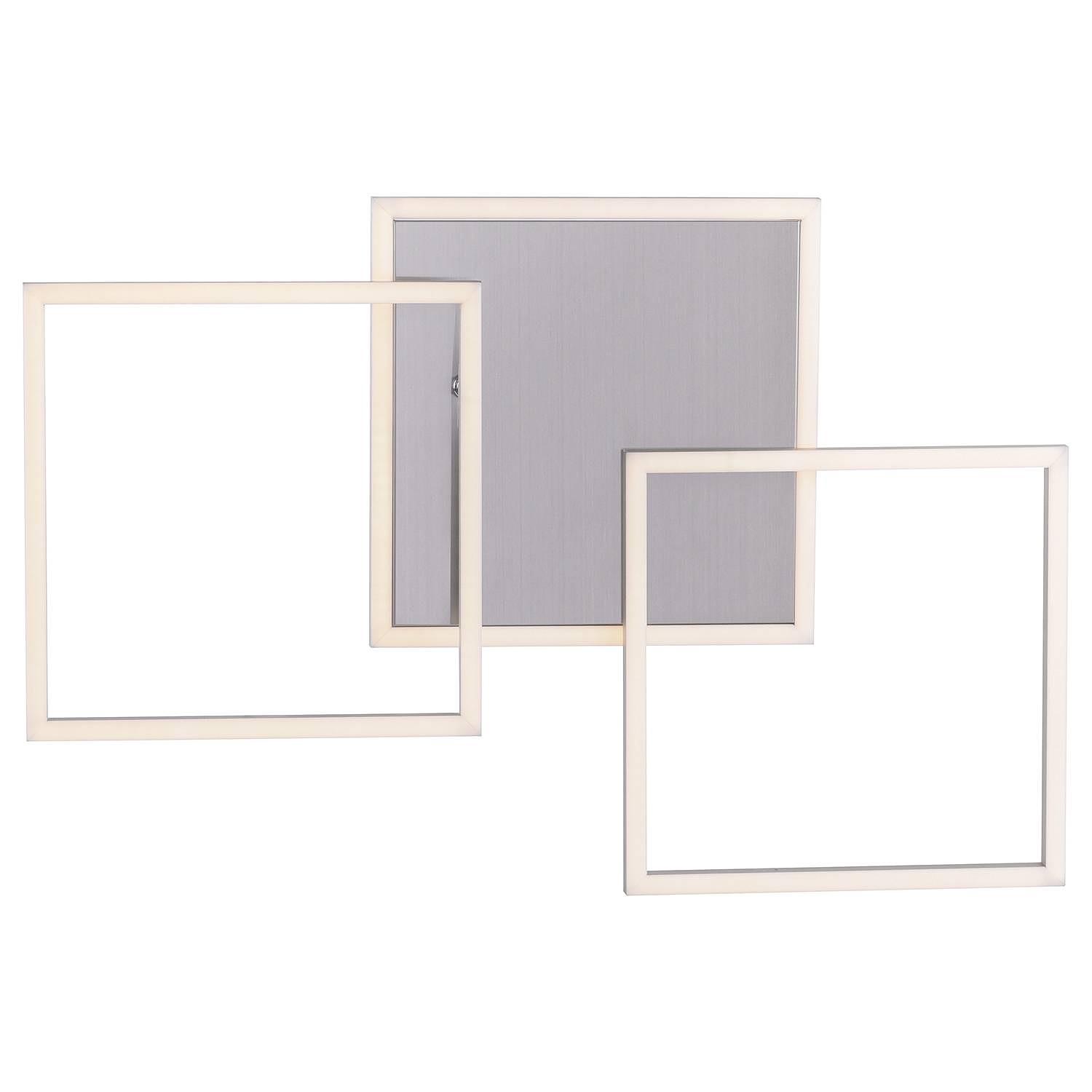 LED-Deckenleuchte Iven II Polycarbonat / Aluminium 3-flammig 4