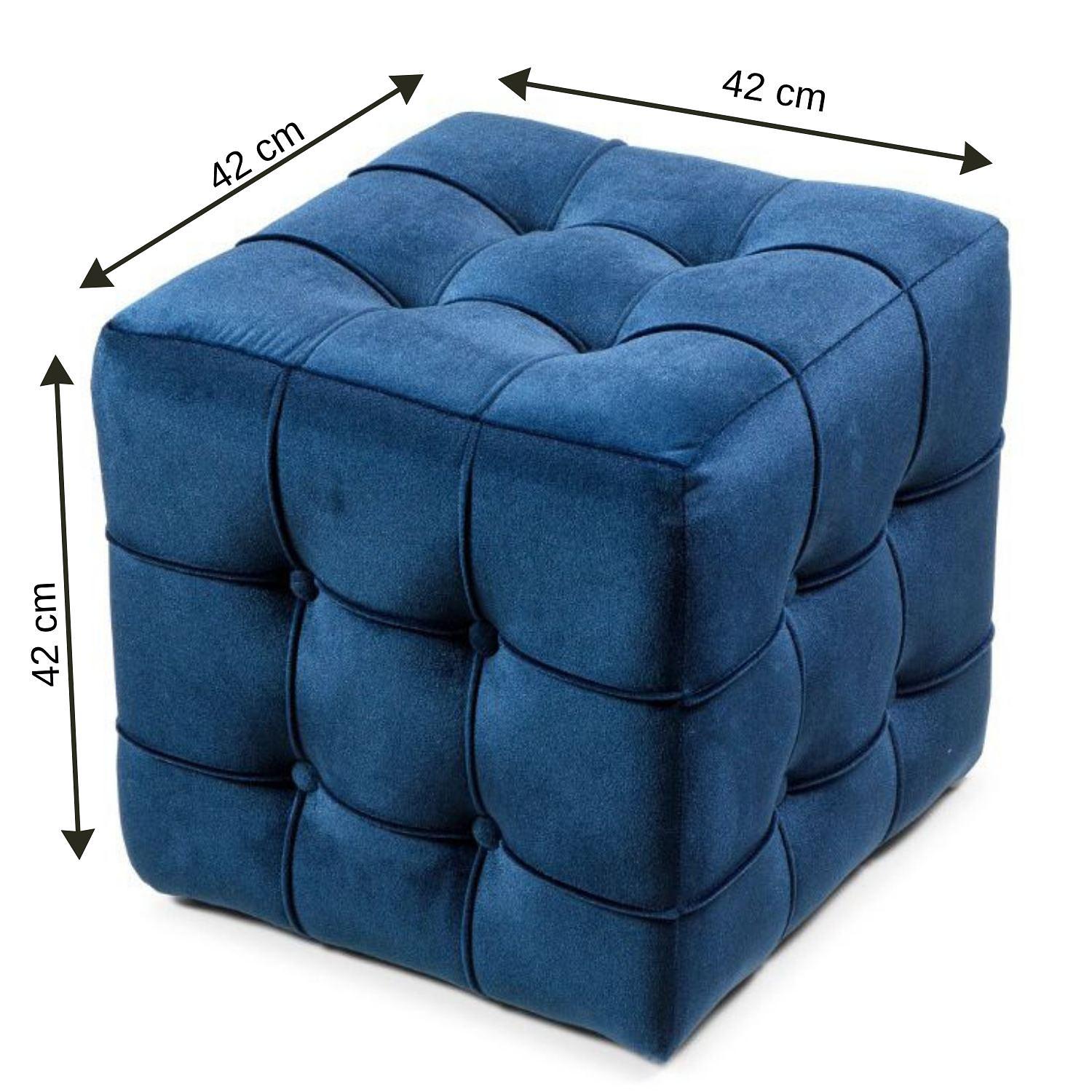 Lizbon Hocker Blau 5