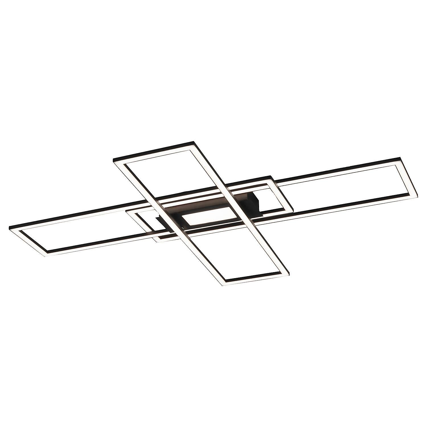 LED-Deckenleuchte Asmin Typ A Polycarbonat Aluminium 0