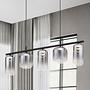 Pendelleuchte Aelia Typ C Aluminium Rauchglas Grau 0