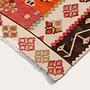Vintage Kilim Teppich Wolle Mehrfarbig 5