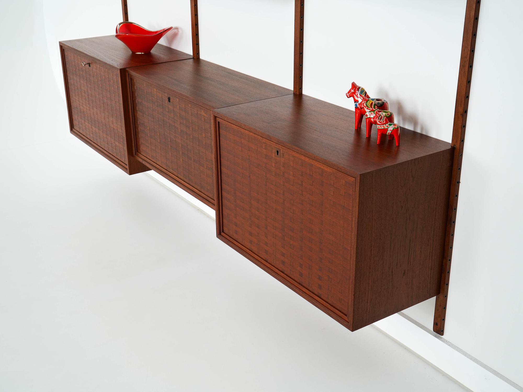 Teak Wood Shelf 1960s 8