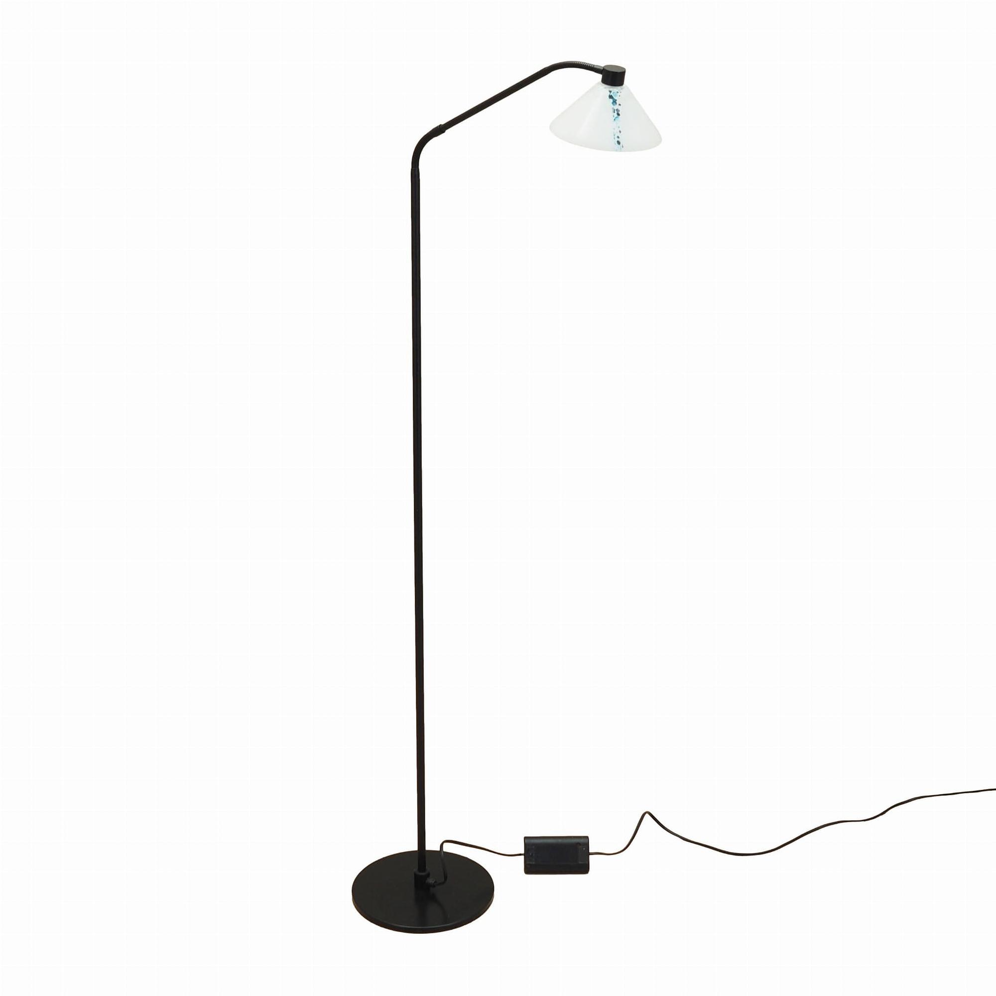 Stehlampe Metall Glas 1970er Jahre 0